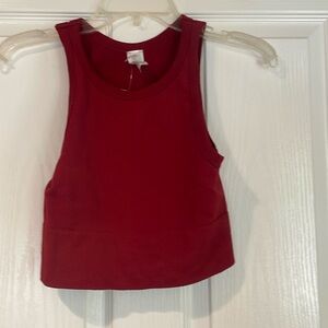 NWT Nikibiki Chevron High neck Crop OS